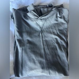 John Varvatos grey hoodie sweater XL